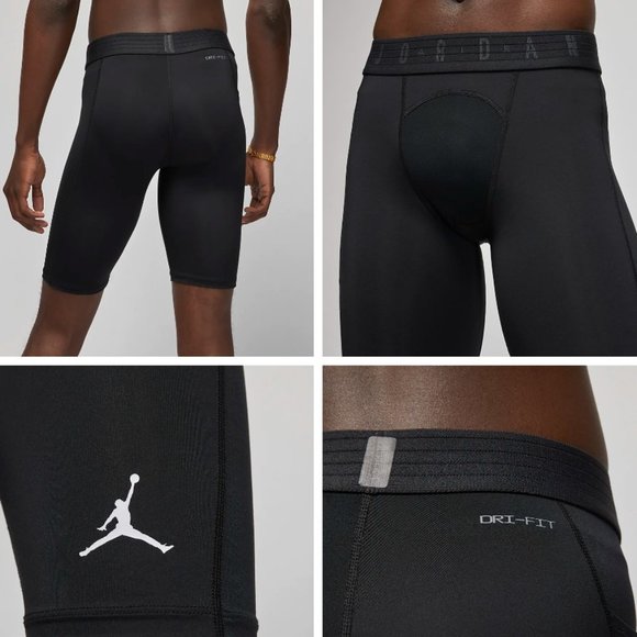 Nike Air Jordan Jumpman Compression Shorts DM1813-010 Black - Picture 2 of 8